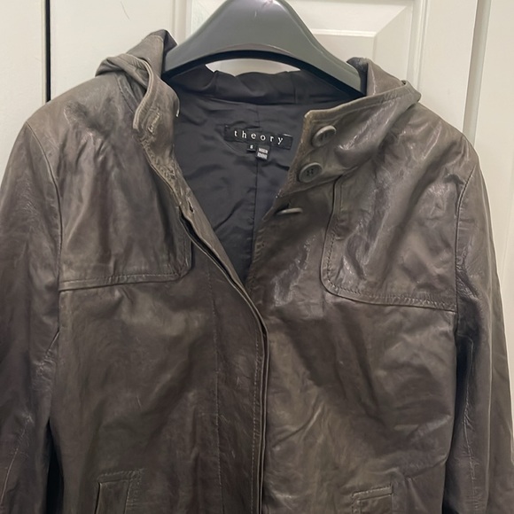 Brown Leather Jacket - Picture 5 of 6